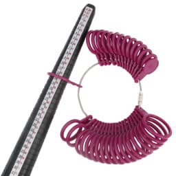 Professional Ring Size Finder Mandrel Finger Gauge Plastic Measuring Jewelry Tools Ring Mandrel Stick Jewellery Tool Set