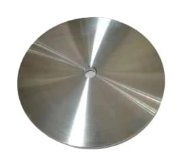 6-Inch 150mm Lead Tin Alloy Polishing Disc with 12.7mm Hole Thickness 10mm for Gemstone Angle Polishing Jewel Finishing Disc