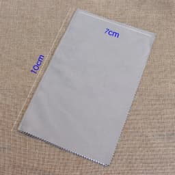 1PCS 10X7CM Silver Polish Cloth Jewelry Cleaning Polishing Cloth Gold Silver Suede Fabric Platinum Multi Layer Tarnish Remover