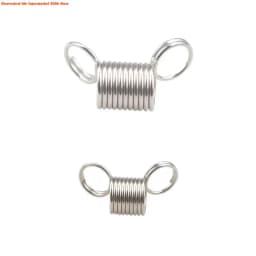 10 Pcs Beads Stopper Mini Spring Clamps Creative Bead Wire Ends Jewelry Making Tool for DIY Handmade Bracelets Necklace