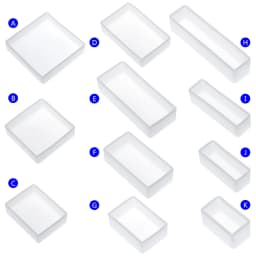 Silicone Mold DIY Square Rectangle Exopy Resin Mirror Crafts Jewelry Decoration