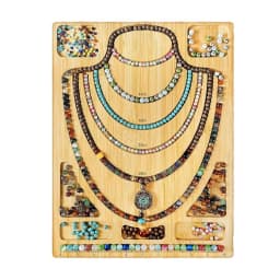 Jewelry Beading Design Tray Bracelet Measurement Board Wooden Bead Board
