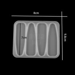 Hairpin Silicone Molds for DIY Jewelry Making Tools UV Resin Crafts Geometric Multi Shape Hair Accessories Epoxy Resin Mold