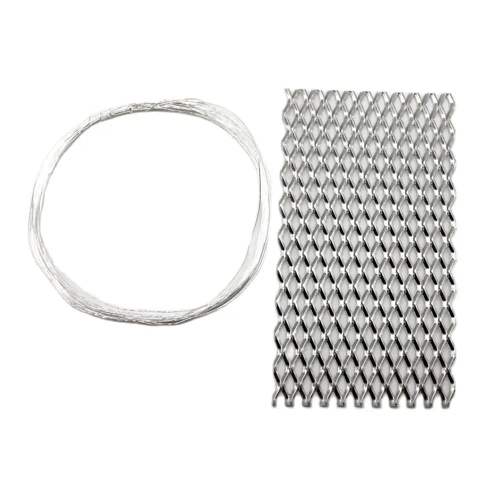 Electroplating Platinized Titanium Mesh Anodes Set for Jewelry Plating Rhodium Electrolysis
