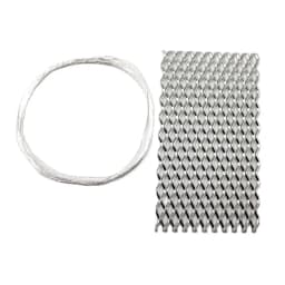 Electroplating Platinized Titanium Mesh Anodes Set for Jewelry Plating Rhodium Electrolysis
