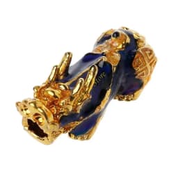 Chinese Pixiu Spacer Ball Beads Good Luck Yao Wealth Money Amulet DIY Bracelet Necklace Jewelry Craft Supplies QX2F