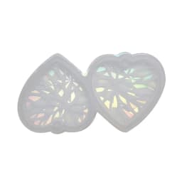 Heart Holographic Resin Mold Earring Silicone Mold Keychain Pendant Epoxy Resin Casting Mold Kit Resin Craft Tools Wholesale