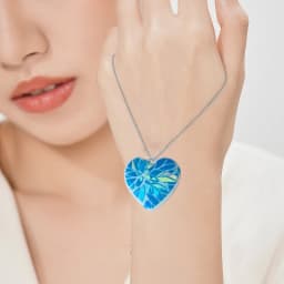 Heart Holographic Resin Mold Earring Silicone Mold Keychain Pendant Epoxy Resin Casting Mold Kit Resin Craft Tools Wholesale