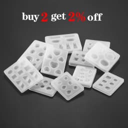 Muti-Style Resin Acrylic Resin Jewelry Tool Silicone Mold Mixed Style Silicone Casting Mold For DIY Jewelry Making Accessories