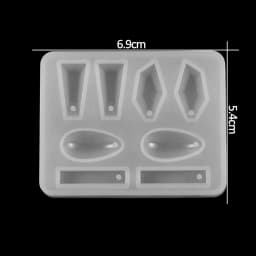 Muti-Style Resin Acrylic Resin Jewelry Tool Silicone Mold Mixed Style Silicone Casting Mold For DIY Jewelry Making Accessories
