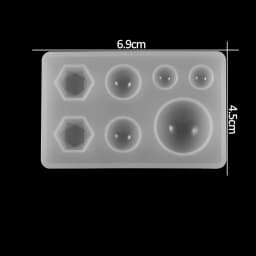 Muti-Style Resin Acrylic Resin Jewelry Tool Silicone Mold Mixed Style Silicone Casting Mold For DIY Jewelry Making Accessories