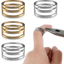 Jump Ring Opening Tools Stainless Steel Circle Split Opener Bending Ring Appliance for Jewelry Maker Craft Projects Supplies
