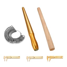 Professional Stick Ring Sizer Ring Stick Enlarger Mandrel Gauge Set Finger Sizes Measuring Jewelry Sizing Tools Equipment
