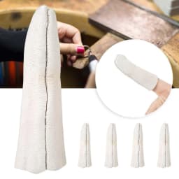 5pcs Jewelry Making Fingers Protective Sleeves Professional Duim Protector DIY Jeweler Fashionable Jewelry Making Accessory Tool