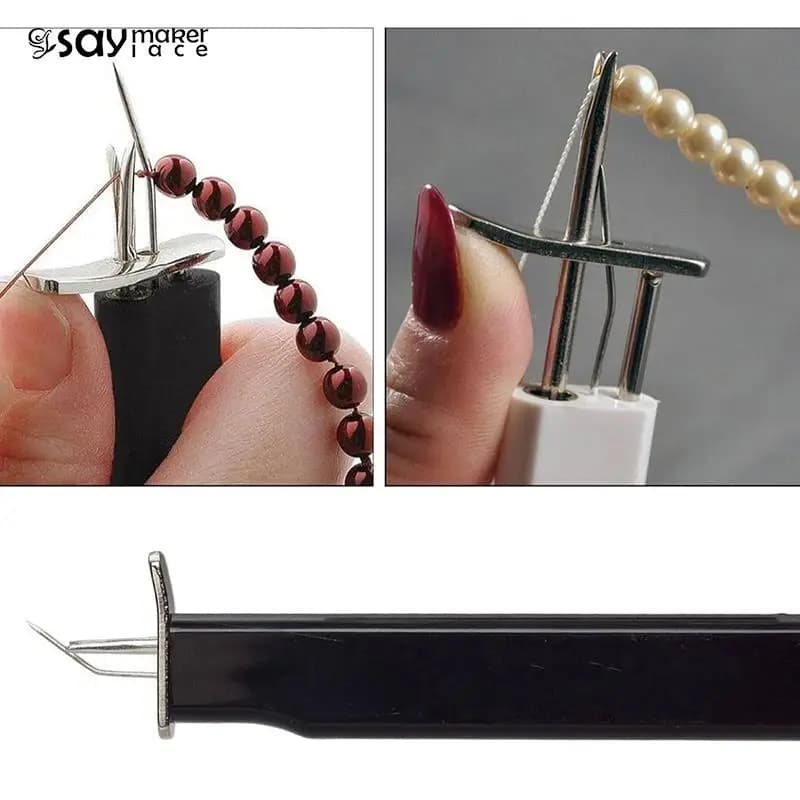 1PCS Decorative Safety Knots For DIY Jewelry Pearl Beading Tool Silk Thread Bead Knotting Craft Jewelry Bracelet Helper Tool