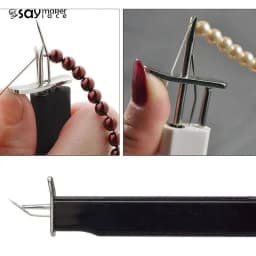 1PCS Decorative Safety Knots For DIY Jewelry Pearl Beading Tool Silk Thread Bead Knotting Craft Jewelry Bracelet Helper Tool