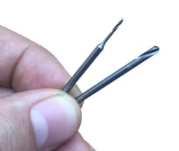 203 Jewelers High-Speed Steel Bur Drill Rotary Tool Kit 2.35mm Shank Jewelry Craft Twist Drill Bit 6PCS