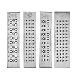 Round Holes Wire Drawing Board Metal Drawplate Professional Jewelry Tools Decorations Jewelry Making Tool Accessory for Jeweler