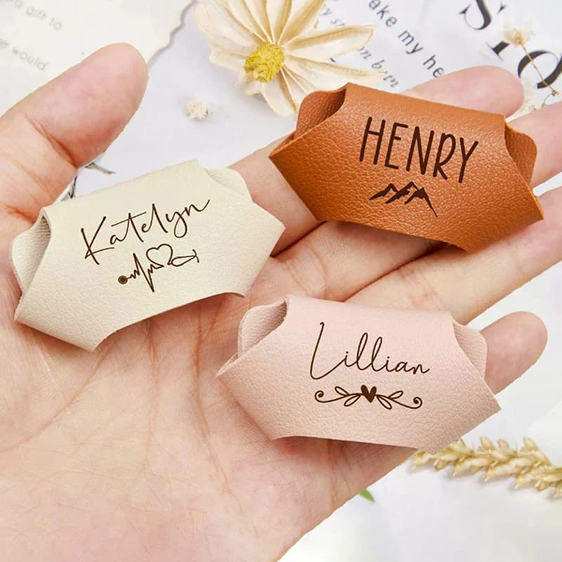 Personalized Stethoscope Case Engraved Name Tag for Nurses And Doctors PU Leather Storage Bag Home Organization Tools