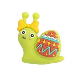 20Pcs 3D Silicone Beads Food Grade Cartoon Focal Beads For Jewelry Making DIY Pen KeyChain Accessories Baby Silicone Beads