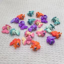 20Pcs 3D Silicone Beads Food Grade Cartoon Focal Beads For Jewelry Making DIY Pen KeyChain Accessories Baby Silicone Beads