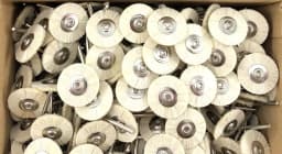 144pcs 22mm 19mm Abrasive Brushes 2.35mm Shank Jewelry Polishing Wheel for Dremel Power Tool Accessories