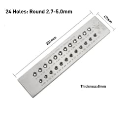 Round Tungsten Carbide Wire Drawplate For Jewelry Making Wire Drawing Tools