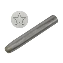 3pcs 3/6/8mm Star DIY Jewelry rings Leather Stamp Star Pentagram Seal Carving Stamping Tool Metal Stamp