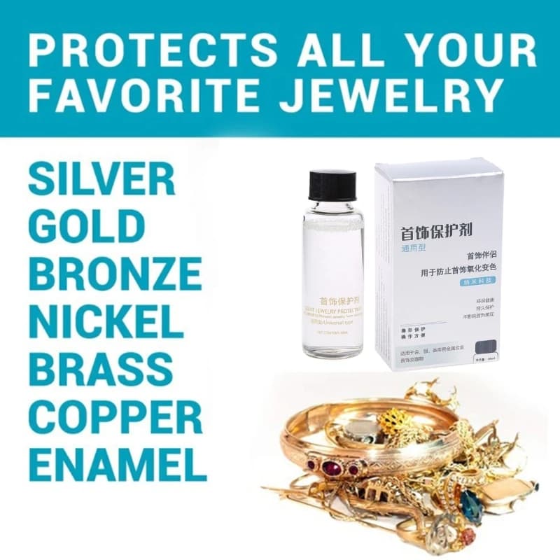 Clear Jewelry Coating Protective Agent Beautifies Protects Jewelry from Tarnish