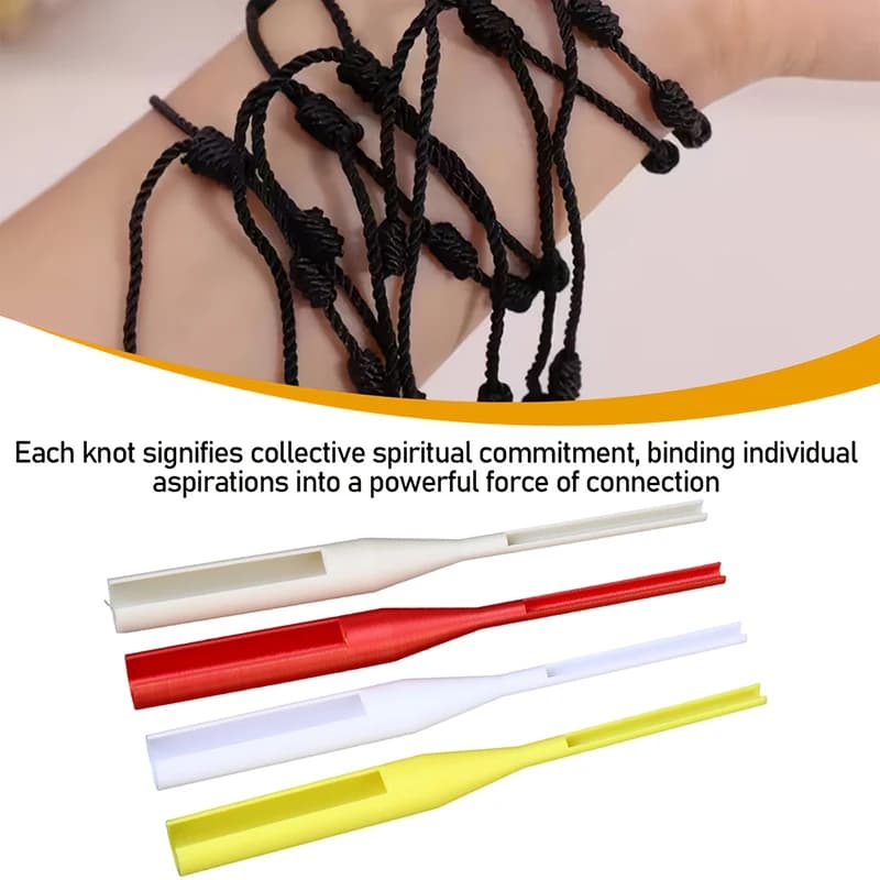 Rose Rope Knotting Tools For Bracelets Beads Handcrafted Rope Knotting Tools Crafting Supplies Macrame Braiding Tools