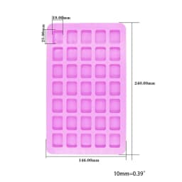 Mahjong Resin Mold for Chinese Mahjong Silicone Mold Epoxy Silicone Molds with 35 Cavities for DIY Craft