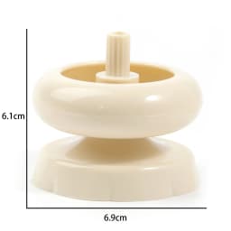 Clay and Seed Bead Spinner DIY Necklace Bracelet Threader Bead String Tool For Jewelry Making with Free Big Eyed Curved Needle