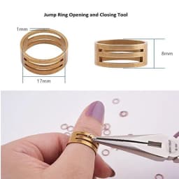 3pcs 17mm 18mm 19mm Metal Jump Ring Opener Opening Closing Tools Finge Copper Ring Jewelry Making Tools