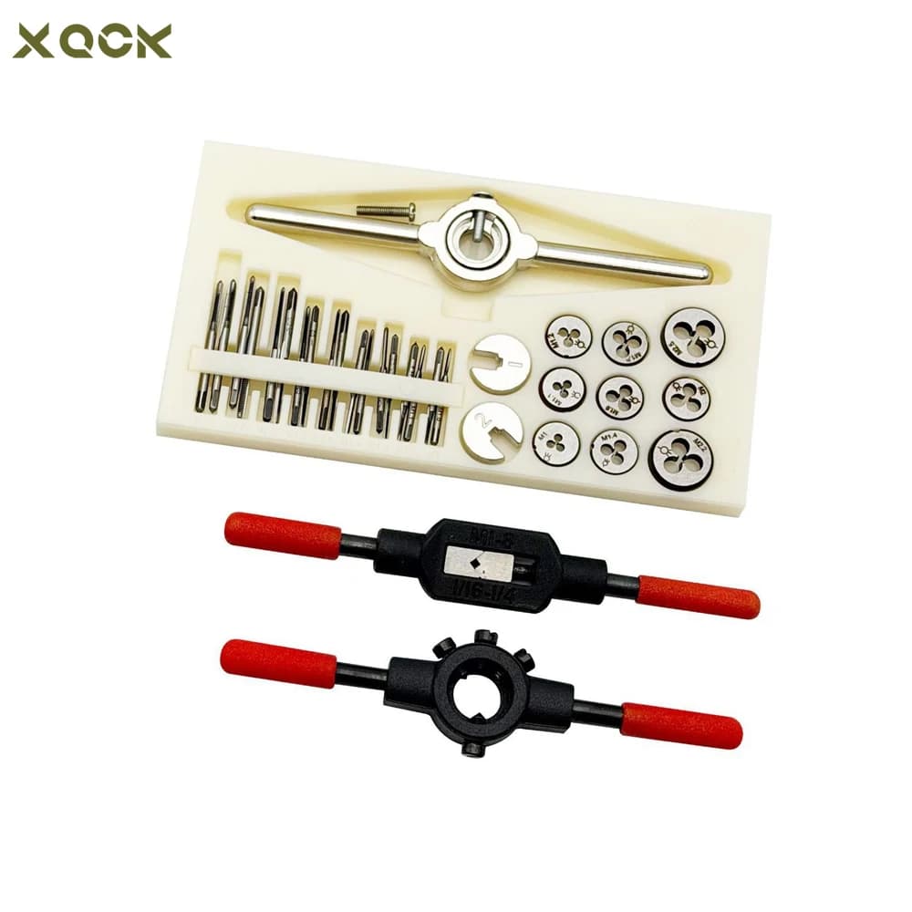 Mini Tap and Die Set M1 to M2.5 Metric Precision Threading Tool Kit for Watch Repair Craft Making Hobbyists Jewelry Tools