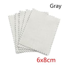 10pcs Polish Polishing Cloth Silver Color Cleaning Polishing Cloth Soft Clean Wipe Wiping Cloth For Silver Gold Jewelry Tools
