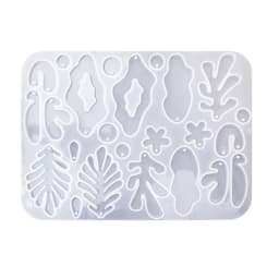 R3MC Irregular Earring Pendant Silicone Molds DIY Jewelry Epoxy Resin Mold Non-stick
