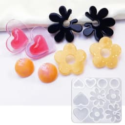 R3MC Irregular Earring Pendant Silicone Molds DIY Jewelry Epoxy Resin Mold Non-stick