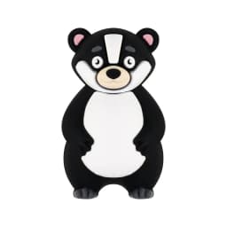 20pcs 3D Raccoon Silicone Beads Animal focal beads For Jewelry Making DIY Pacifier Chain Bracelet Necklace Jewelry Accessories