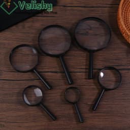 Hot Sale 1Piece Reading Glass Lens Magnifier 40/50/60/75/90/100mm Hand Held 5X Magnifying Loupe