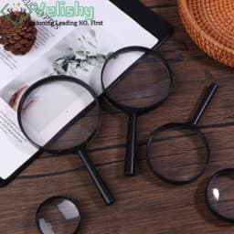 Hot Sale 1Piece Reading Glass Lens Magnifier 40/50/60/75/90/100mm Hand Held 5X Magnifying Loupe