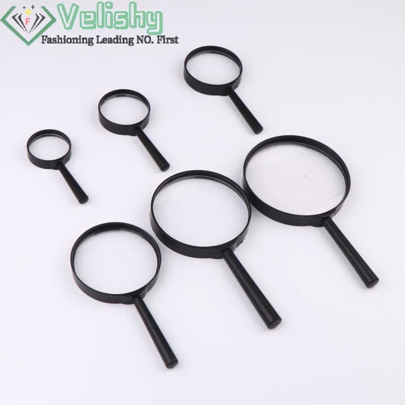 Hot Sale 1Piece Reading Glass Lens Magnifier 40/50/60/75/90/100mm Hand Held 5X Magnifying Loupe
