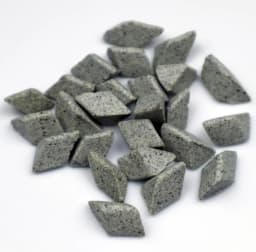 500g Jewelry Polishing Material Ceramic Stone Polishing Tumbling Media Vibration Tumbler Machine Use Corundum Triangle Abrasive