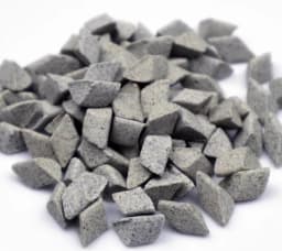 500g Jewelry Polishing Material Ceramic Stone Polishing Tumbling Media Vibration Tumbler Machine Use Corundum Triangle Abrasive
