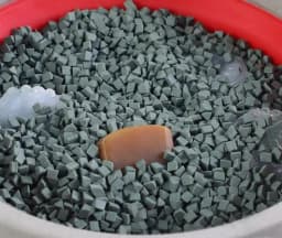 500g Jewelry Polishing Material Ceramic Stone Polishing Tumbling Media Vibration Tumbler Machine Use Corundum Triangle Abrasive