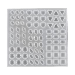 Molds for Casting Resin Heart Shaped Round Square Oval Rhombus for TRIANGLE Square Polygon Drop Shape Mold for Home Decoration