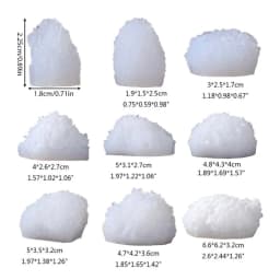 Crystal Cluster Mold for Silicone Resin Mold Filler,Resin Crystal Moulds for DIY Resin Decorative Craft Home Decorations