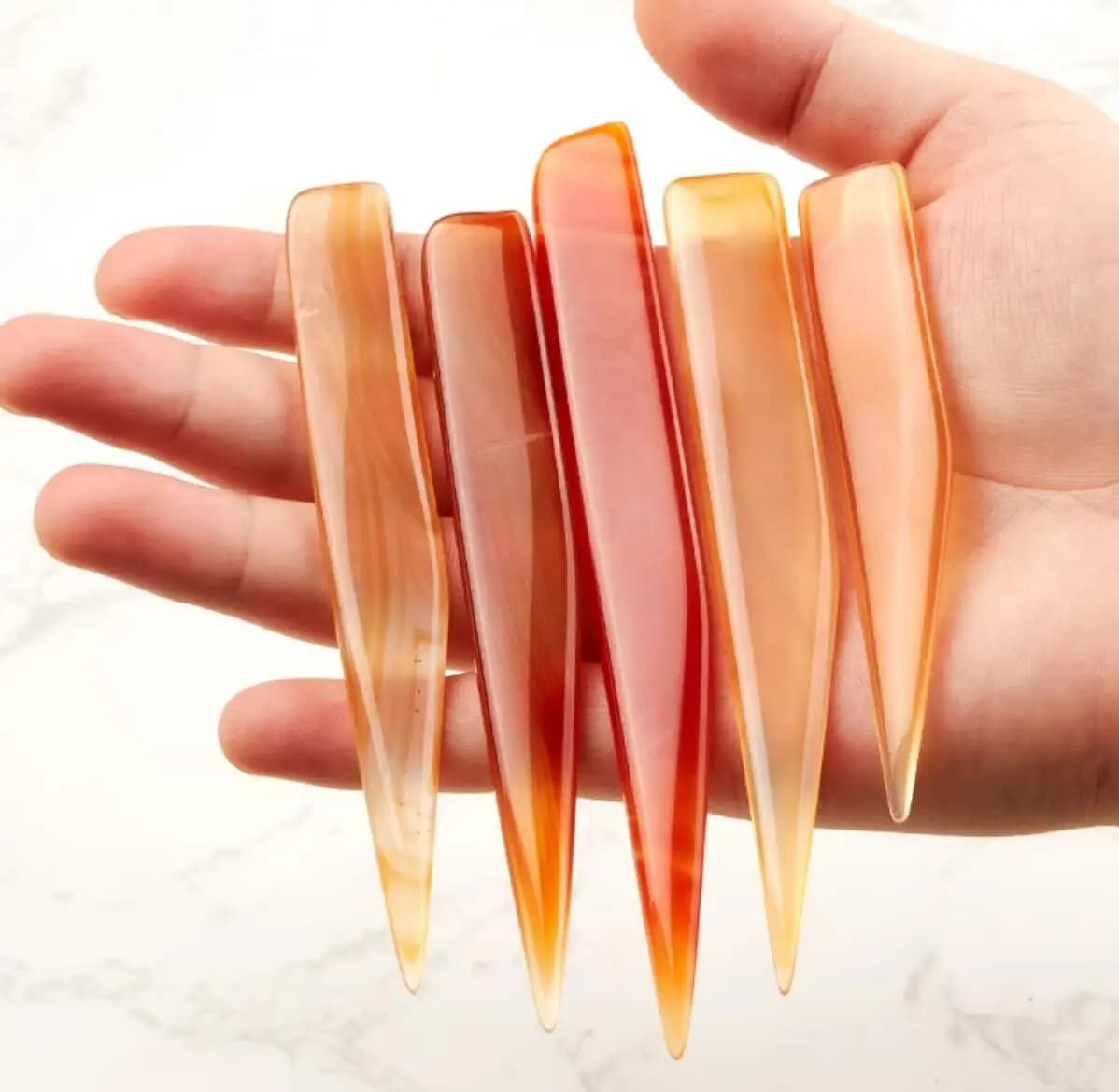 Natural Agate To Rub Leather Edge Scoring Folding CreasingAgate Knife Gold Sliver Jewellery Tools Burnisher Polishing Cleaning