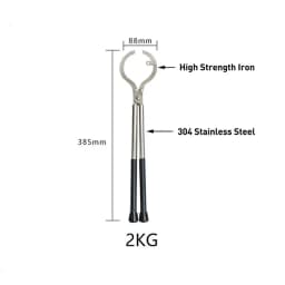 1kg 2kg 3kg Crucible Tongs for Melting Furnace Jewellery Casting Machine Graphite Holder Stainless Steel Plier Jewelry Tools
