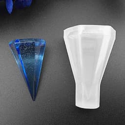 1pcs Cone DIY Silicone Mold Mould 3D For Resin Pendant Jewelry Craft Making Tool