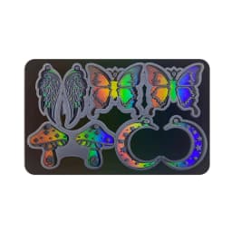 R3MC Resin Silicone Mold Light Shadow Butterflies Keychain Pendant Earrings Mould